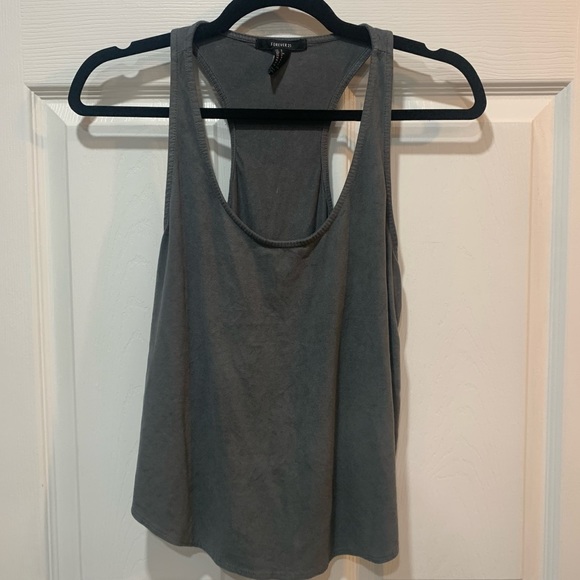 F21 Grey Suede Tank - Picture 1 of 2